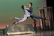 Diogo de Oliveira as Alfred and Marco Esposito as Wacław in “Husband and Wife”, ph. Ewa Krasucka