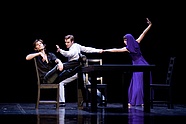 Vladimir Yaroshenko (Abel), Maksim Woitiul i Marta Fiedler w „Kainie i Ablu” Emila Wesołowskiego, fot. Ewa Krasucka
