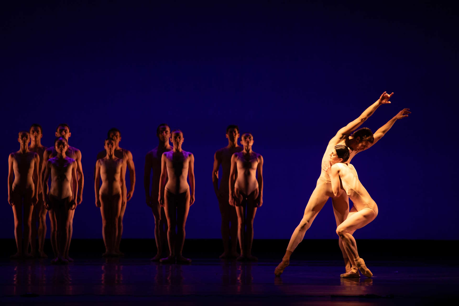 Yana Shtanhei and Marco Esposito in “Kilar Concerto”, ph. Ewa Krasucka