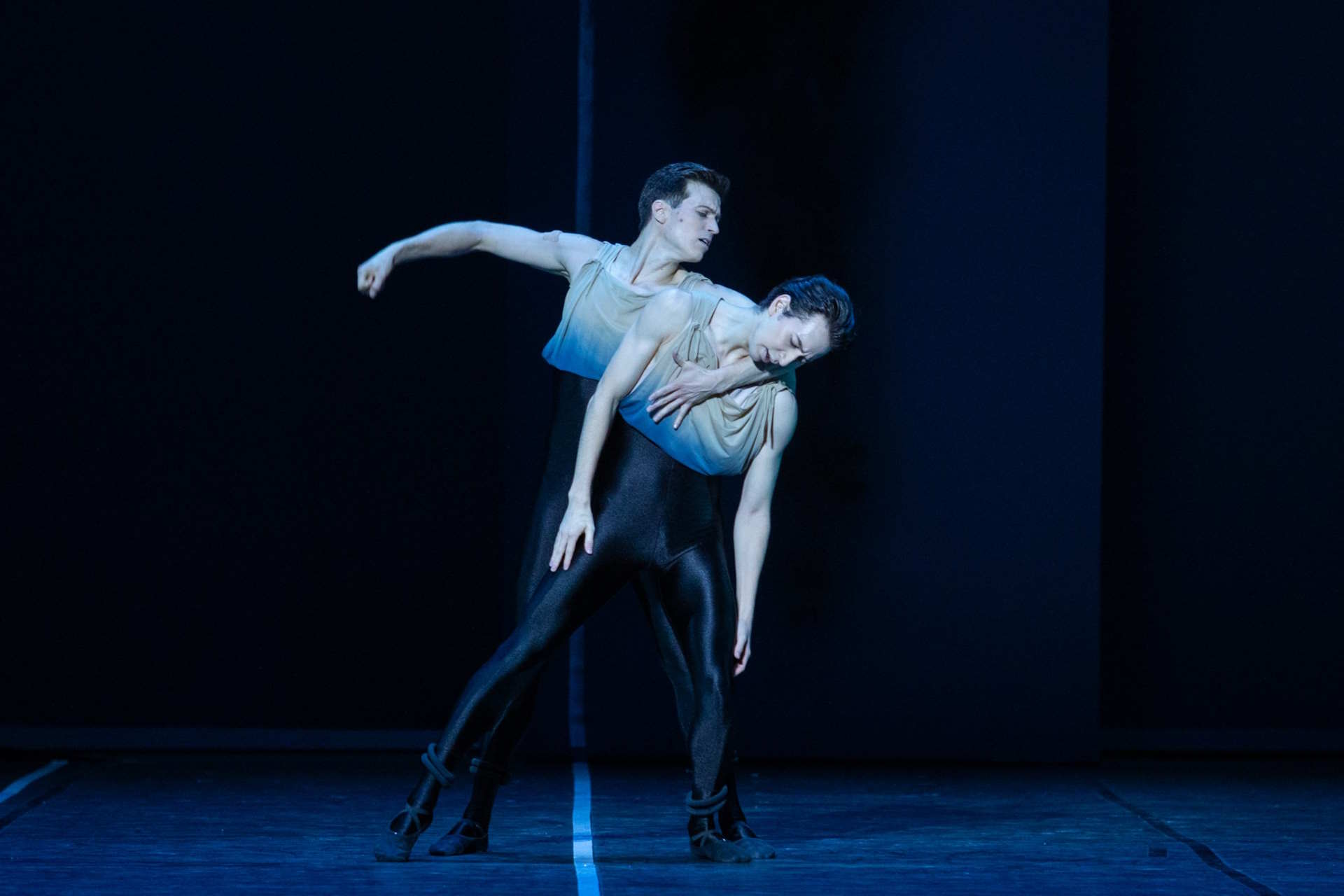 Bogdan Verbovoy and Kristóf Szabó in “Seventh Symphony”, ph. Ewa Krasucka